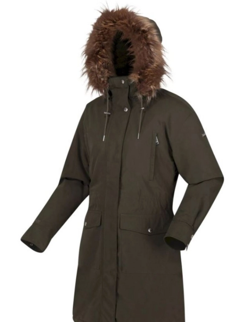 imagem de Regatta Womens/Ladies Shiloh Faux Fur Trim Parka3