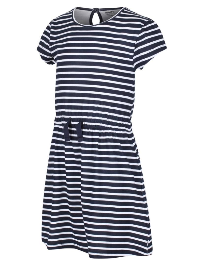 imagem de Regatta Meninas Catriona Stripe vestido casual3