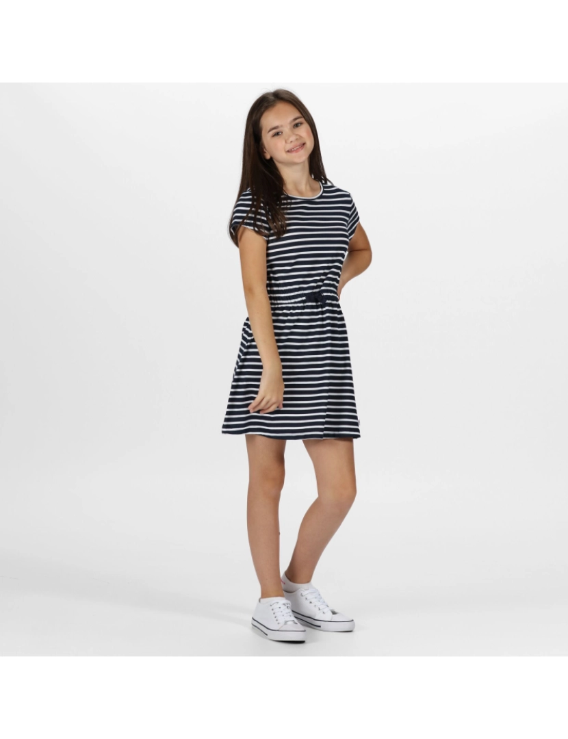 imagem de Regatta Meninas Catriona Stripe vestido casual6