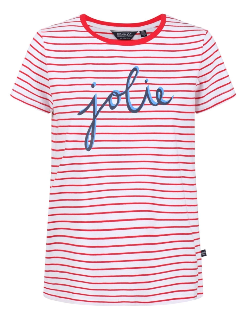 imagem de Regatta Womens/Ladies Odalis Stripe T-Shirt1