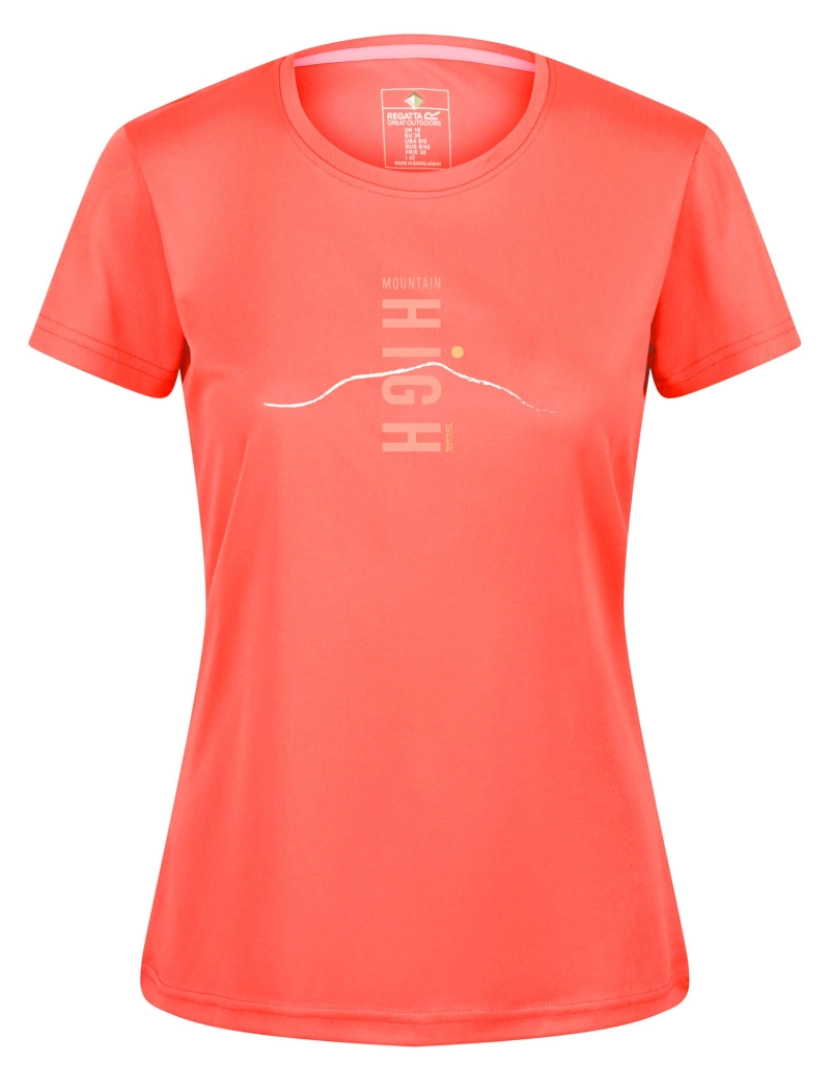 imagem de Regatta Womens/Ladies Fingal Vi Mountain T-shirt1