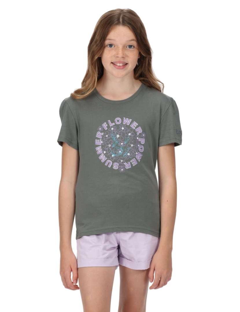 imagem de Regatta Crianças/Kids Bosley V Flor T-shirt5