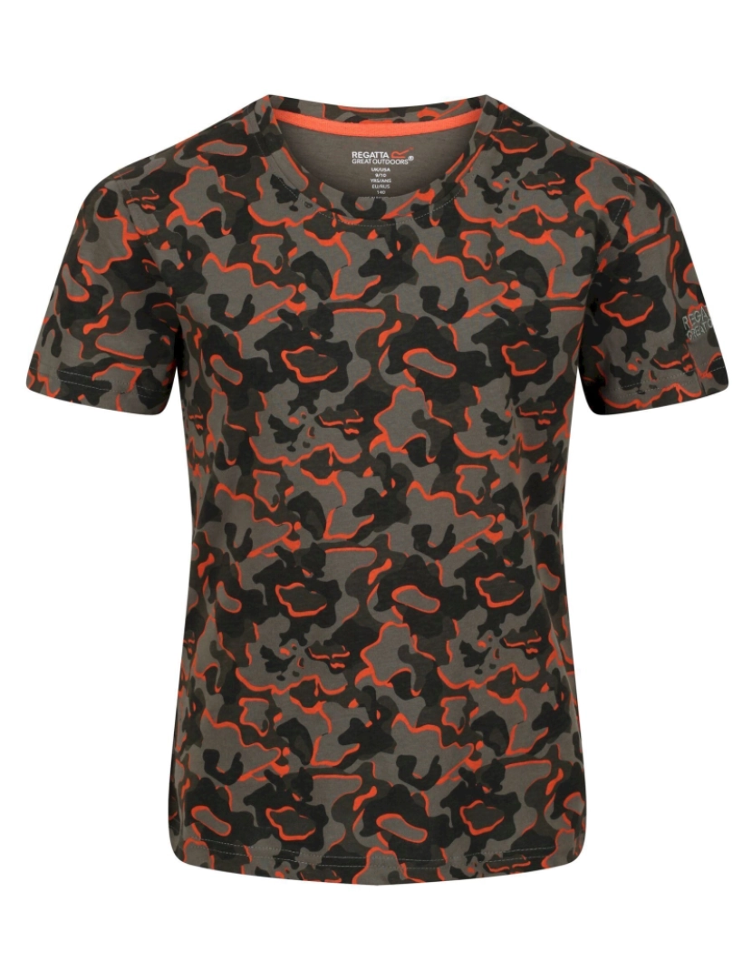 imagem de Regatta Crianças/Kids Bosley V Camo T-shirt1