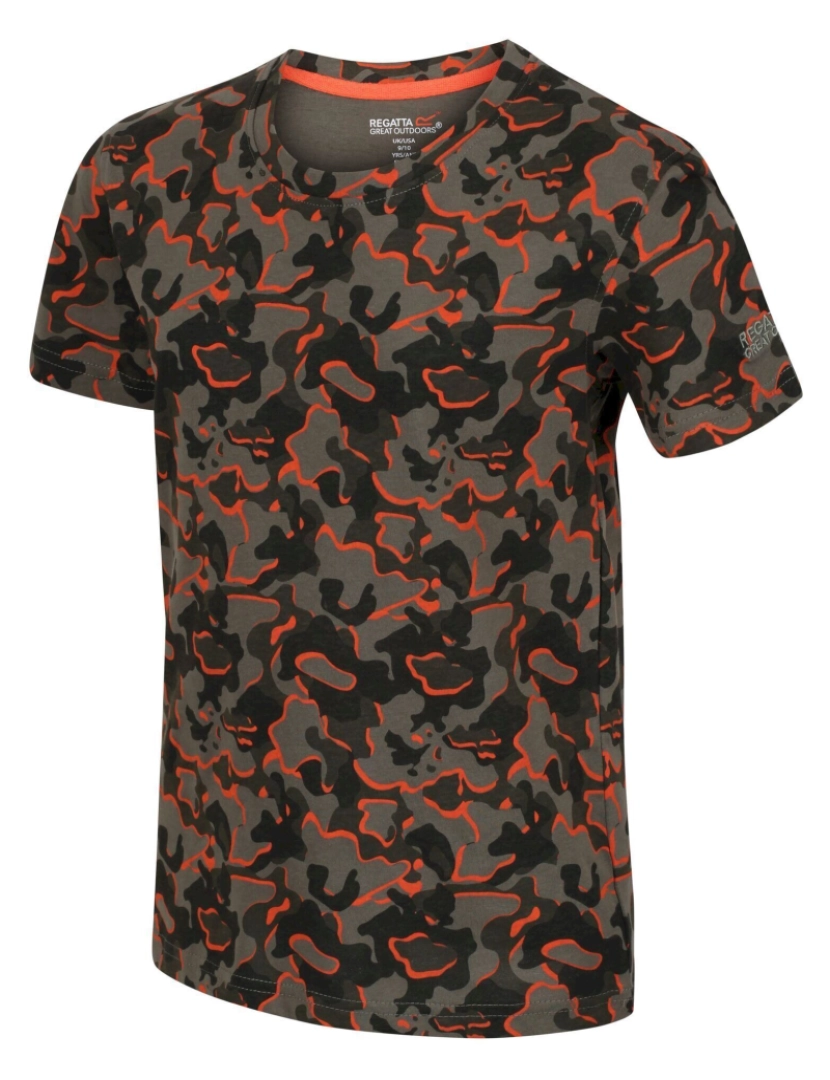 imagem de Regatta Crianças/Kids Bosley V Camo T-shirt4