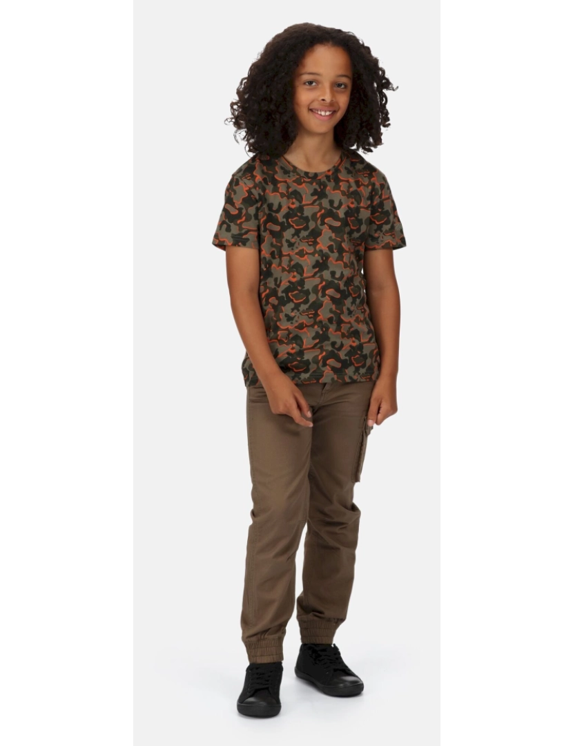 imagem de Regatta Crianças/Kids Bosley V Camo T-shirt6