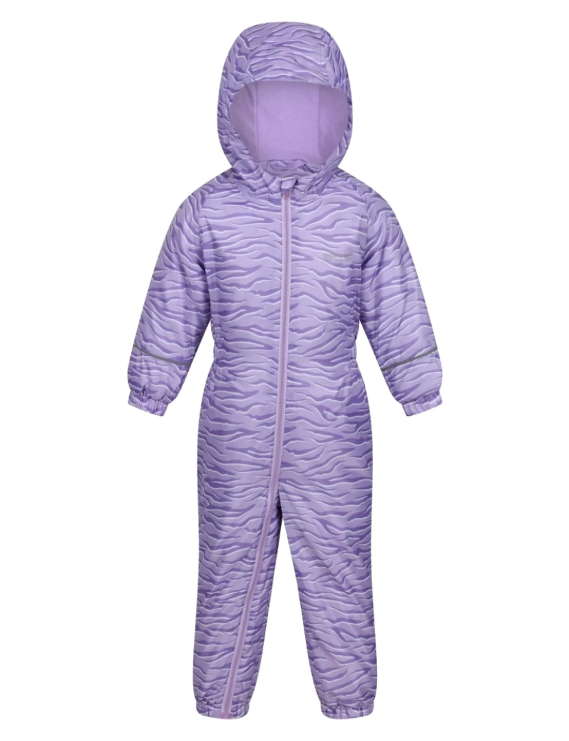 Regatta - Regatta Crianças/Câmeas Splat Ii Zebra impressão impermeável Puddle Suit