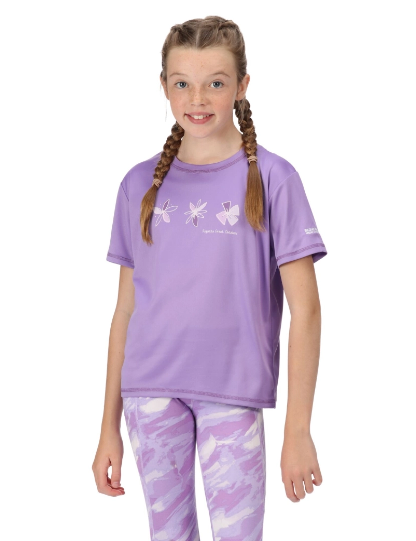 imagem de Regatta Crianças/Kids Alvarado Vi Flor T-shirt5