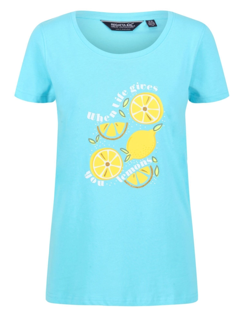 imagem de Regatta Womens/Ladies Filandra Vi Lemon T-shirt1