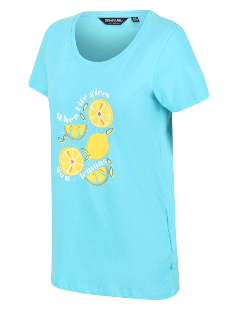 imagem de Regatta Womens/Ladies Filandra Vi Lemon T-shirt4