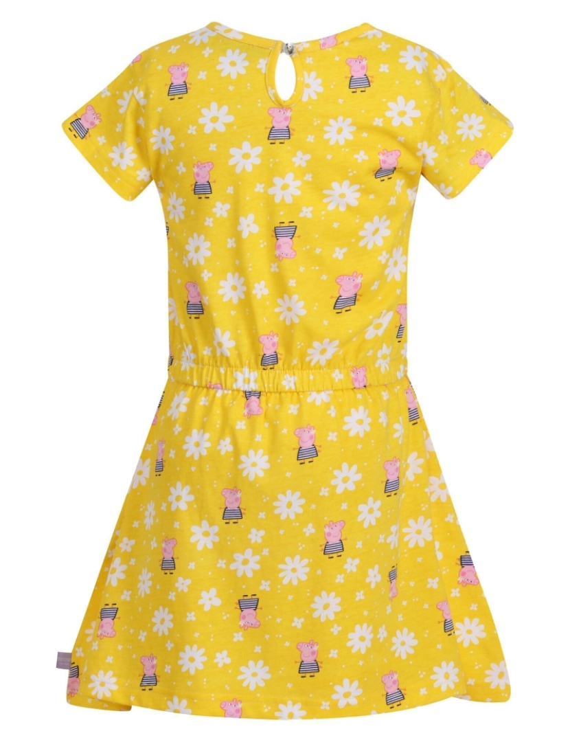 imagem de Regata Meninas do bebê Peppa Porco Flor vestido casual2