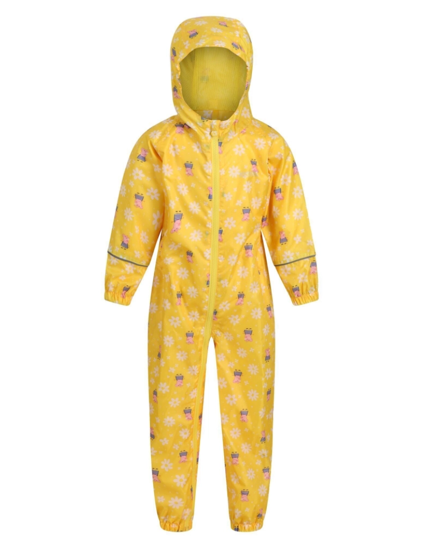 imagem de Regatta Crianças/Kids Pobble Peppa Pig Floral impermeável Puddle Suit1