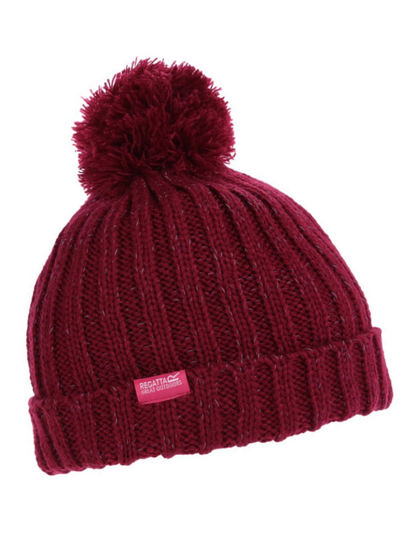 imagem de Regatta Childs/Kids Unisex Luminosity Iii Reflective Bobble Hat - 7-10 Años1