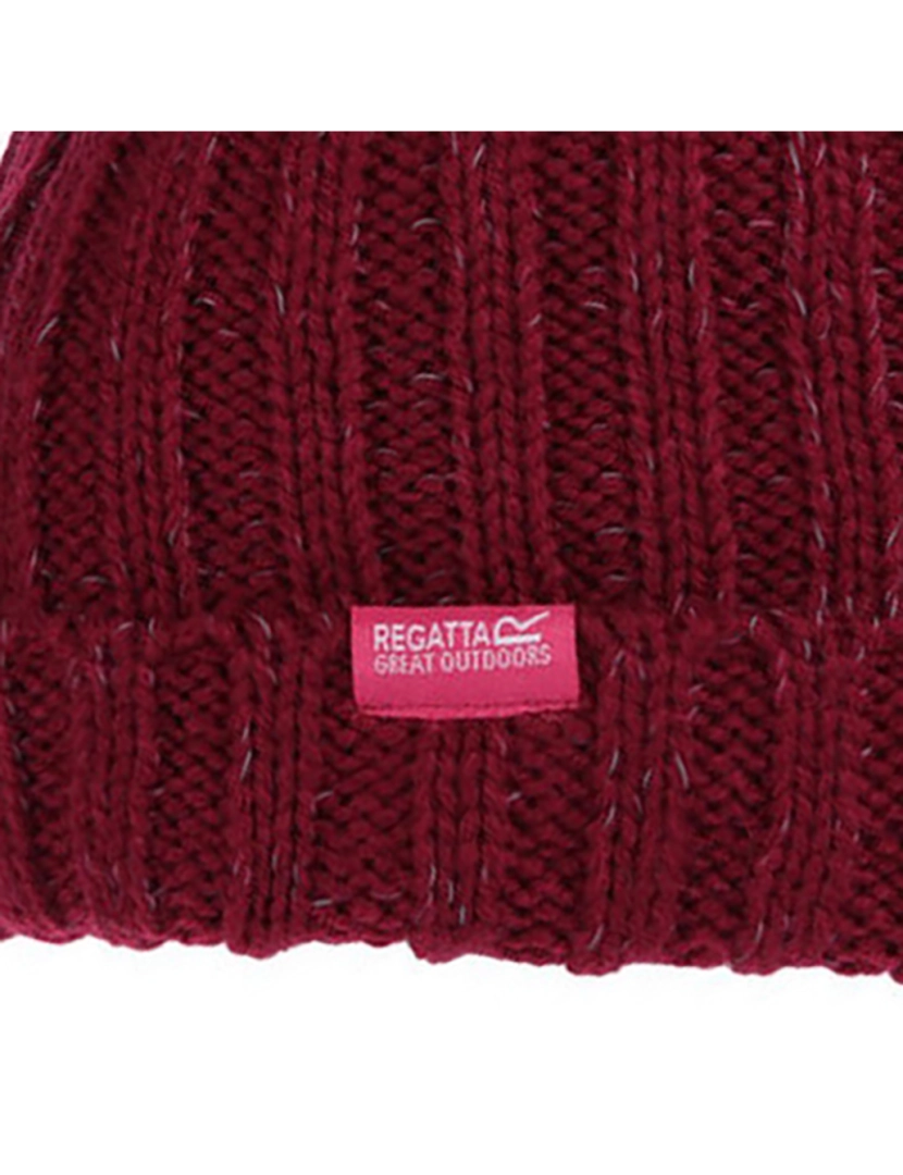 imagem de Regatta Childs/Kids Unisex Luminosity Iii Reflective Bobble Hat - 7-10 Años3