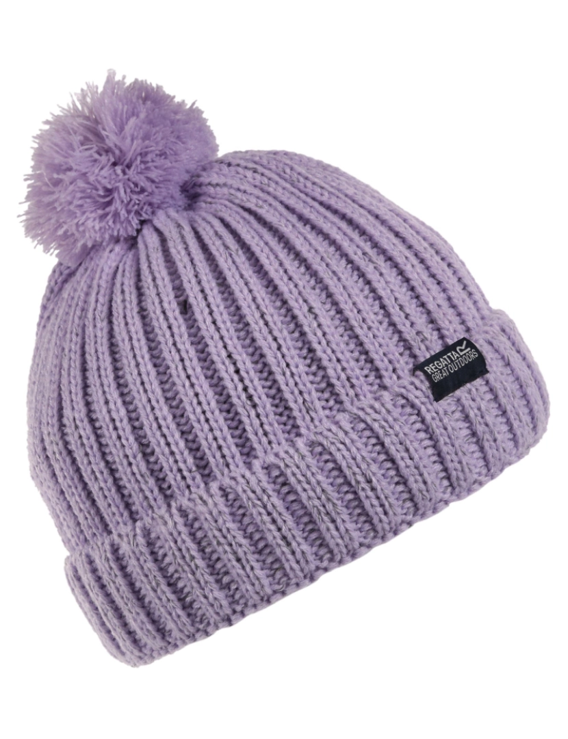 imagem de Regatta Childs/Kids Unisex Luminosity Iii Reflective Bobble Hat - 4-6 Años1