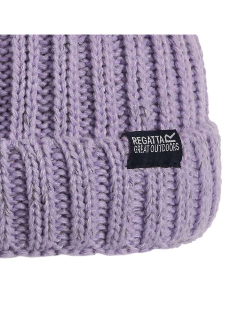 imagem de Regatta Childs/Kids Unisex Luminosity Iii Reflective Bobble Hat - 4-6 Años3