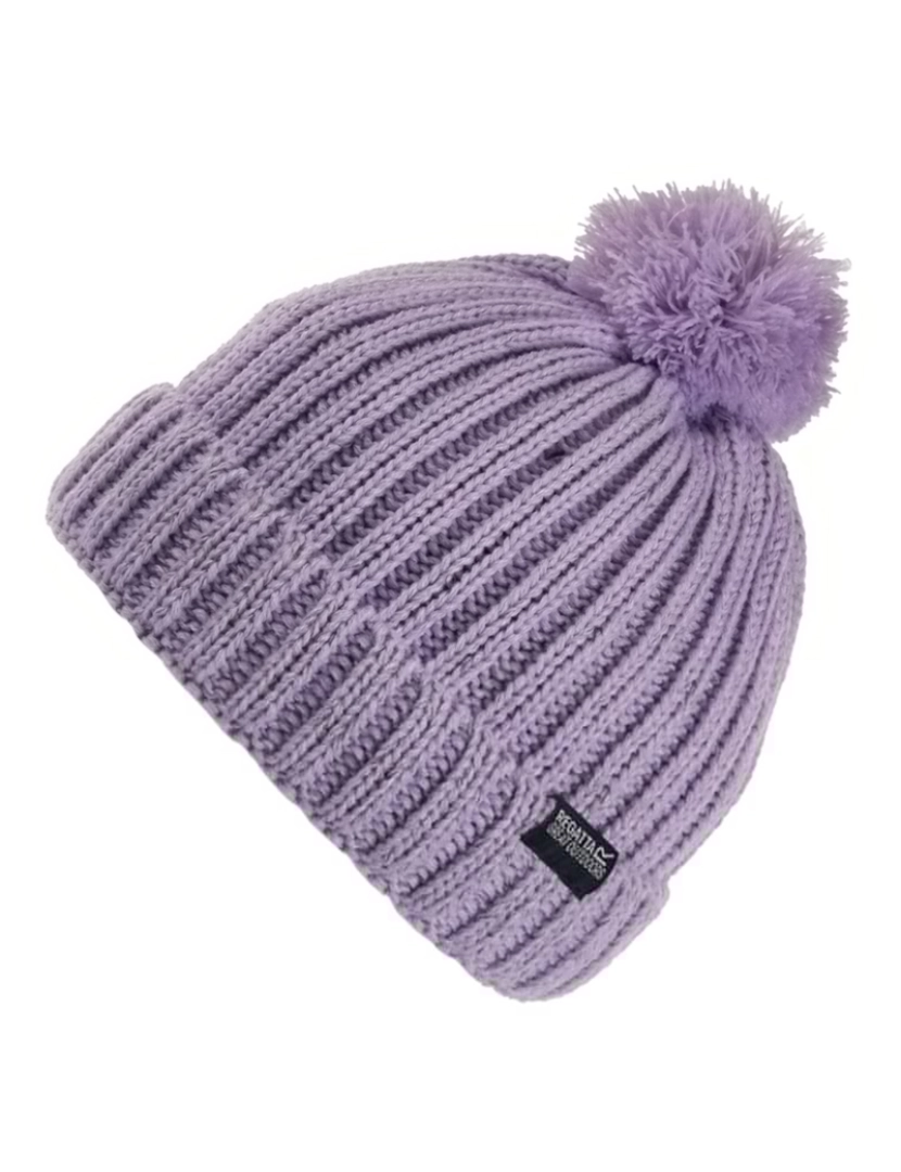 imagem de Regatta Childs/Kids Unisex Luminosity Iii Reflective Bobble Hat - 7-10 Años1