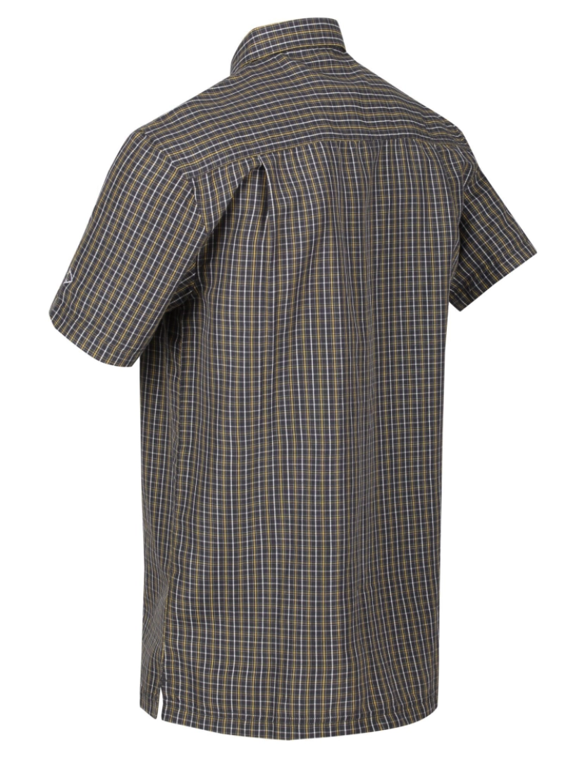 imagem de Regatta Mens Mindano V manga curta Checked camisa3