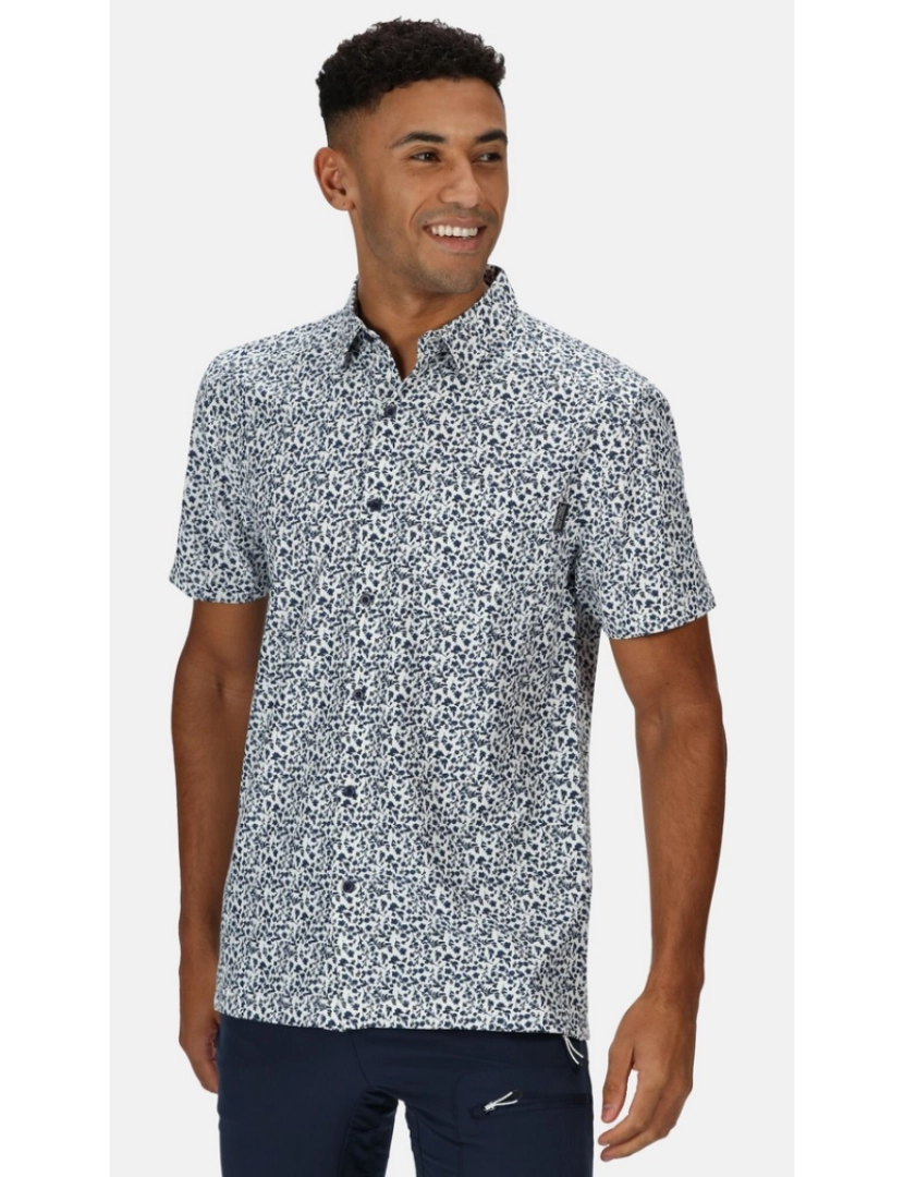 imagem de Regatta Mens Mindano V manga curta Checked camisa5