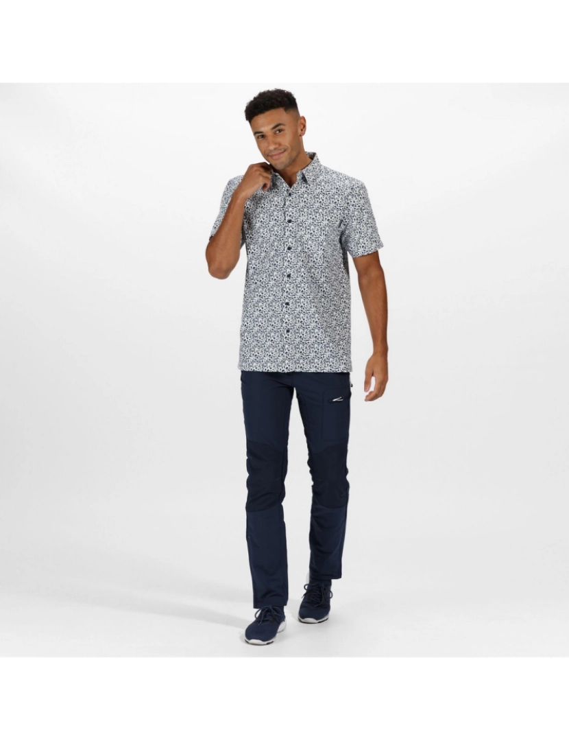 imagem de Regatta Mens Mindano V manga curta Checked camisa6