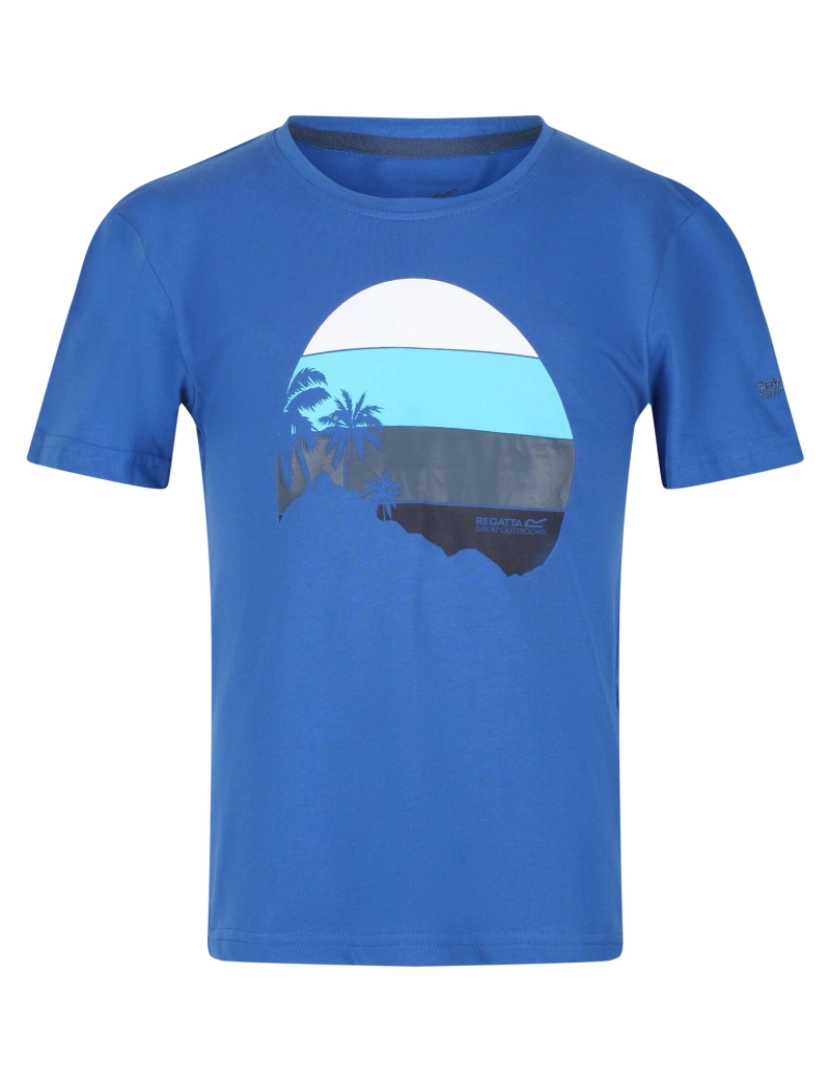 imagem de Regatta Crianças/Kids Bosley Iii impresso T-shirt1