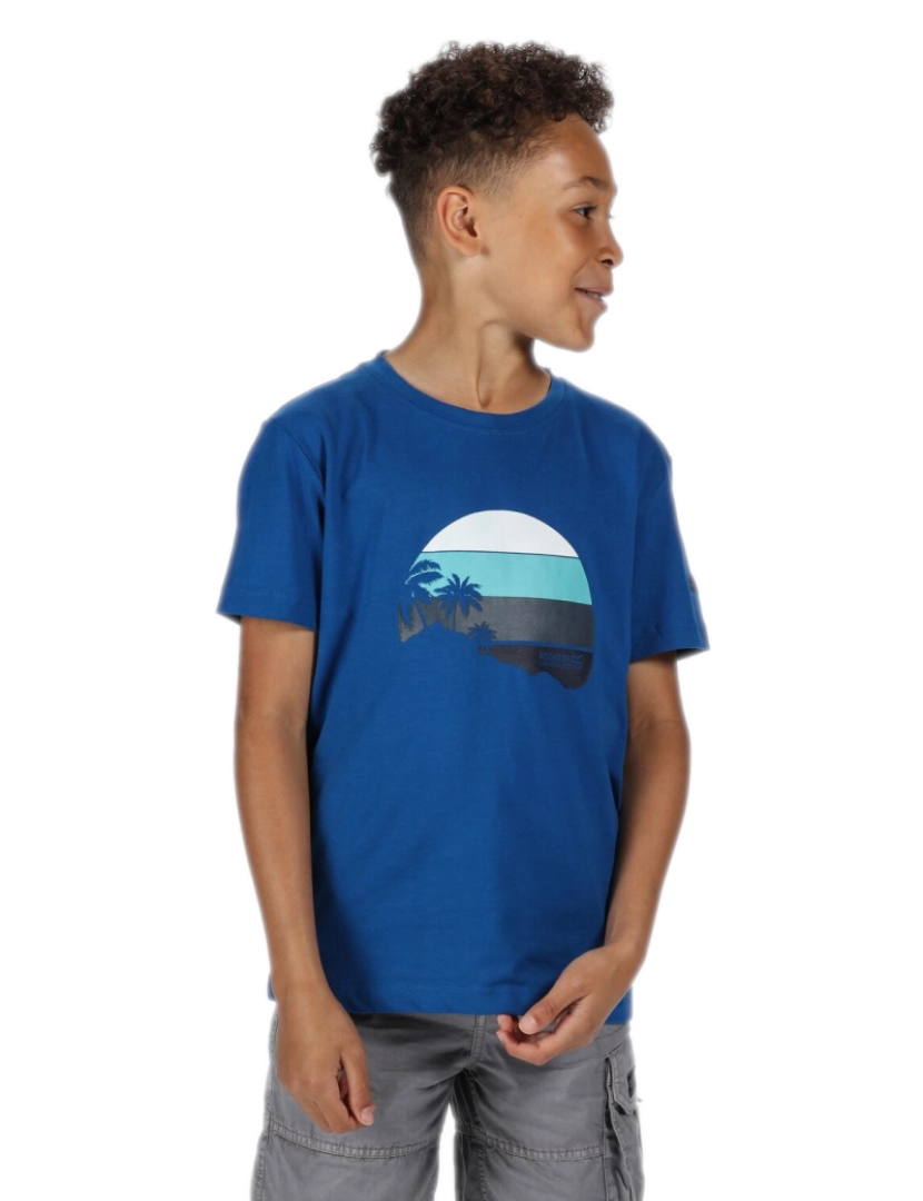 imagem de Regatta Crianças/Kids Bosley Iii impresso T-shirt4