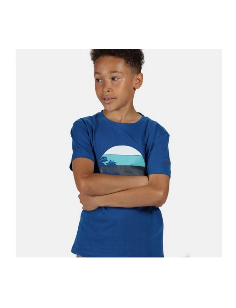 imagem de Regatta Crianças/Kids Bosley Iii impresso T-shirt5