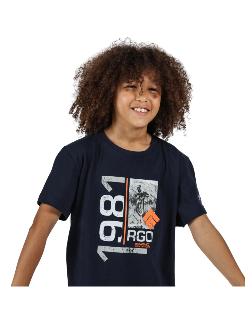 imagem de Regatta Crianças/Kids Bosley Iii impresso T-shirt3