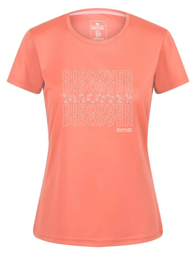 Regatta - Regatta Womens/Ladies Fingal Vi Text T-Shirt