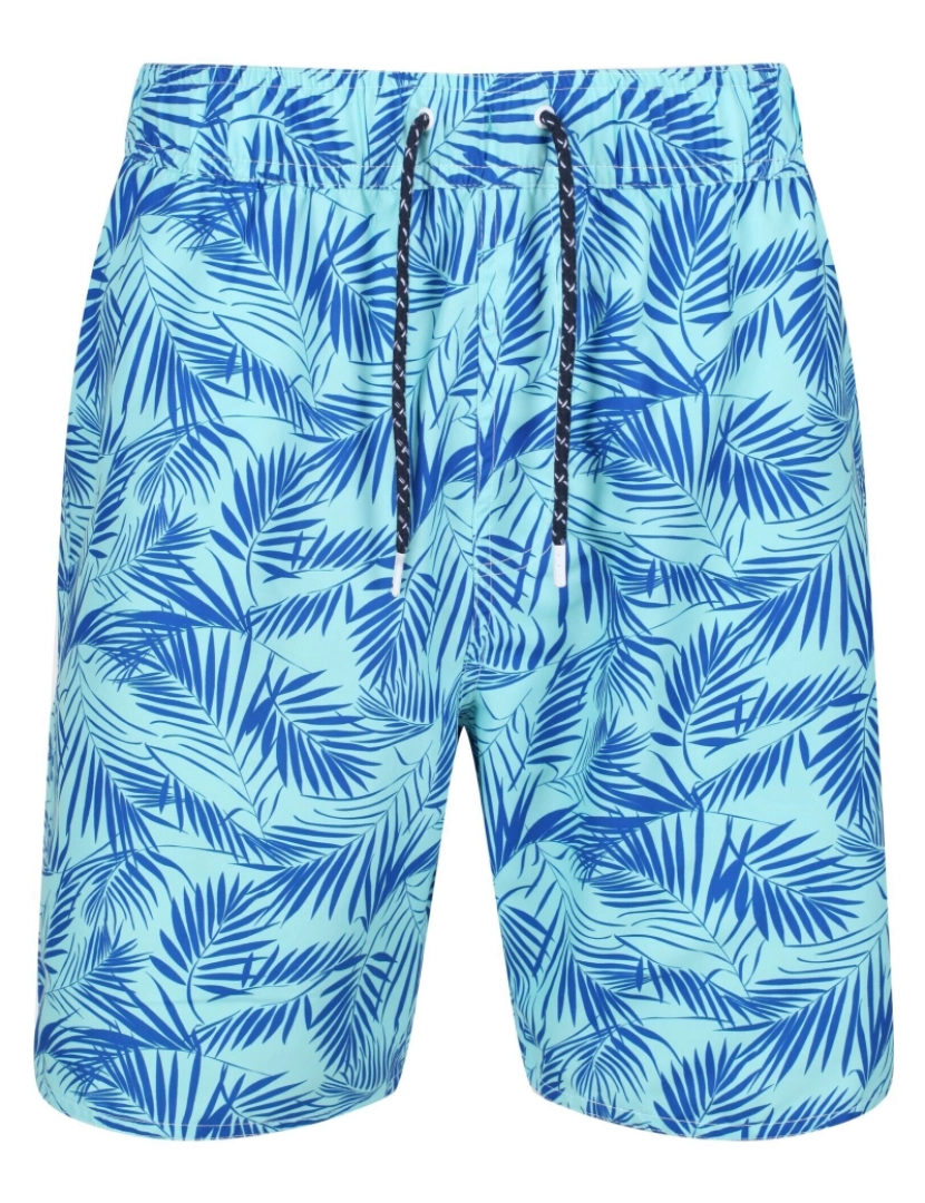 imagem de Regata Mens Hamza Palm Print Swim Shorts1