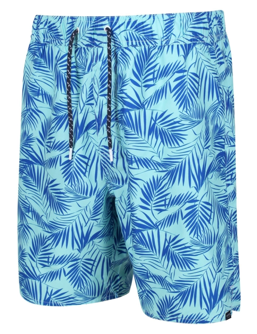 imagem de Regata Mens Hamza Palm Print Swim Shorts2