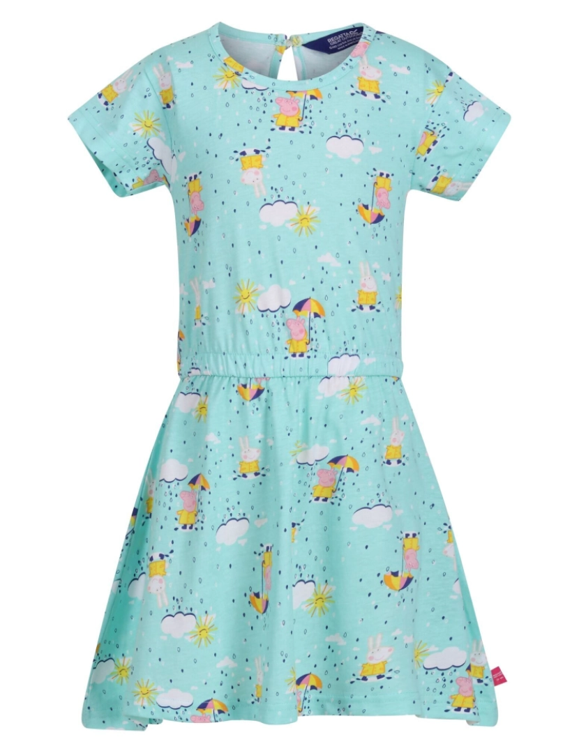 imagem de Regatta Baby Girls Peppa Pig Nuvens Casual vestido1