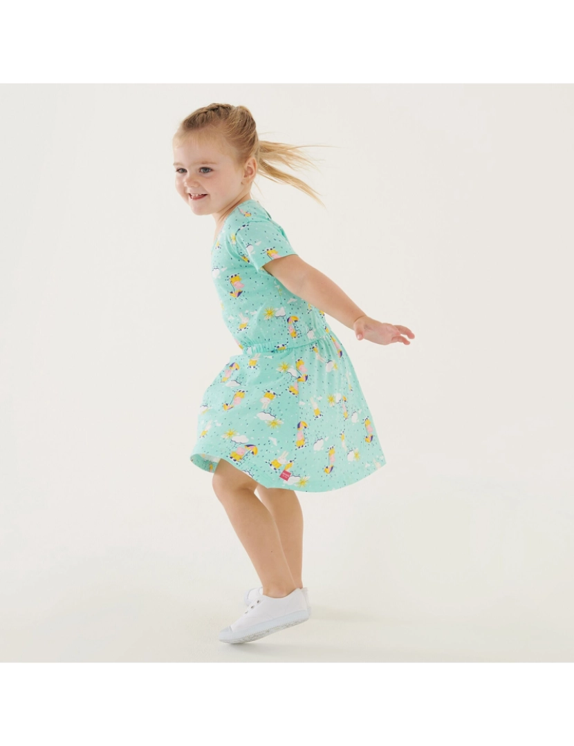 imagem de Regatta Baby Girls Peppa Pig Nuvens Casual vestido5