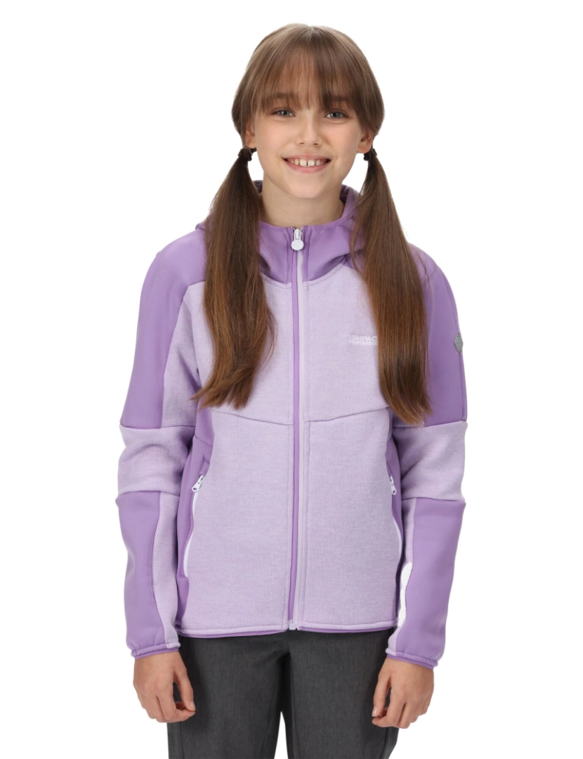 imagem de Regatta Crianças/Kids Dissolver V Full Zip Fleece Jacket5