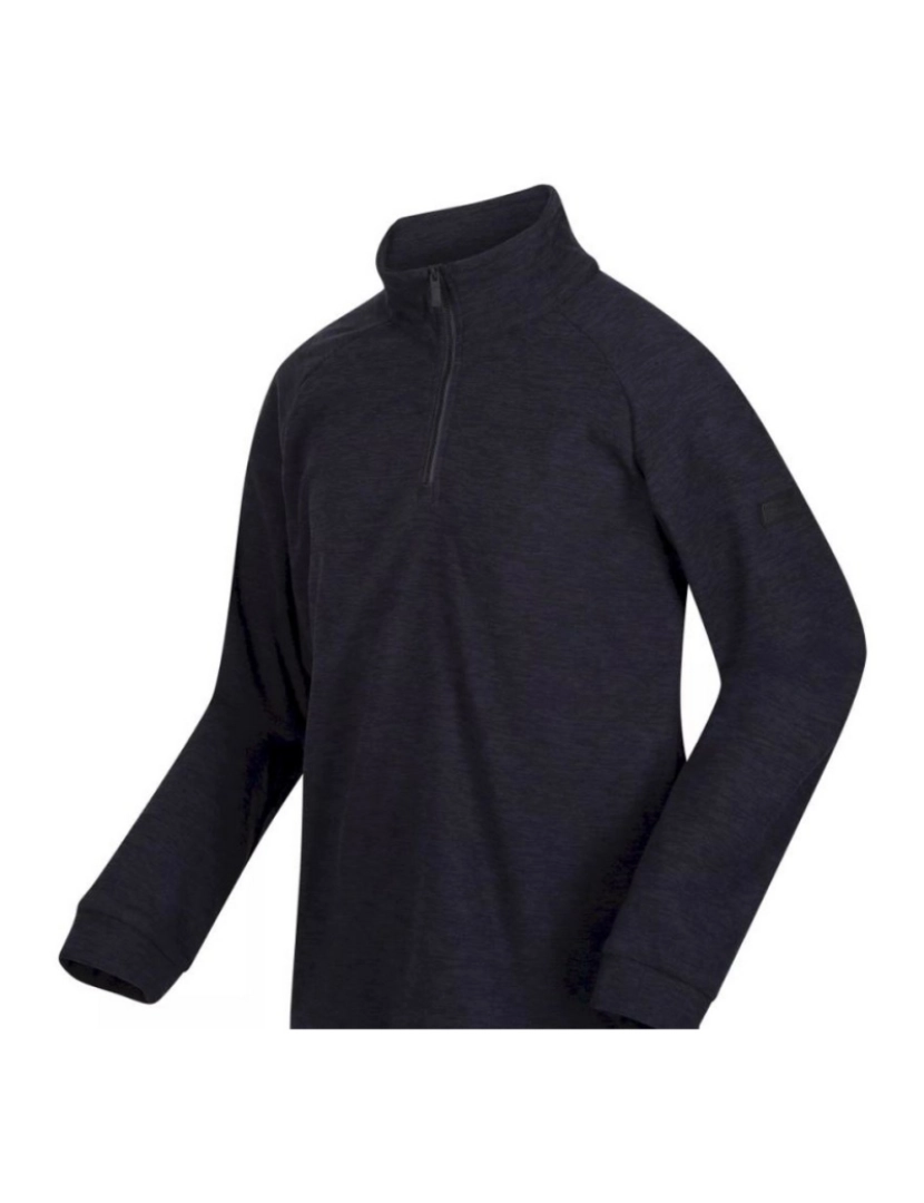 imagem de Regatta Mens Eithan Marl Quarter Zip Fleece Top3