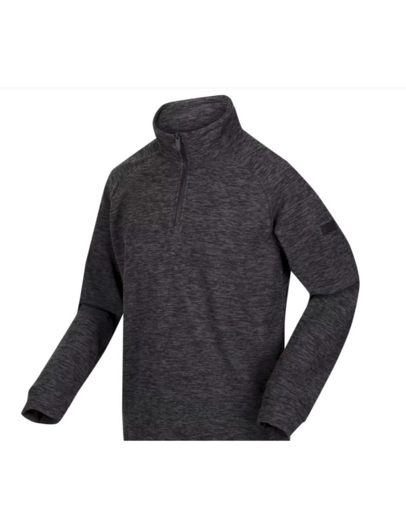 imagem de Regatta Mens Eithan Marl Quarter Zip Fleece Top3