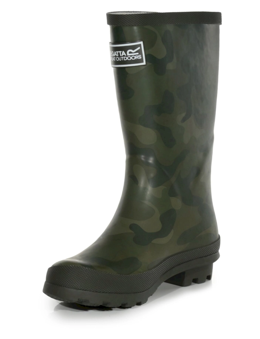 imagem de Regatta Crianças/Kids Fairweather Camo Wellington Botas6