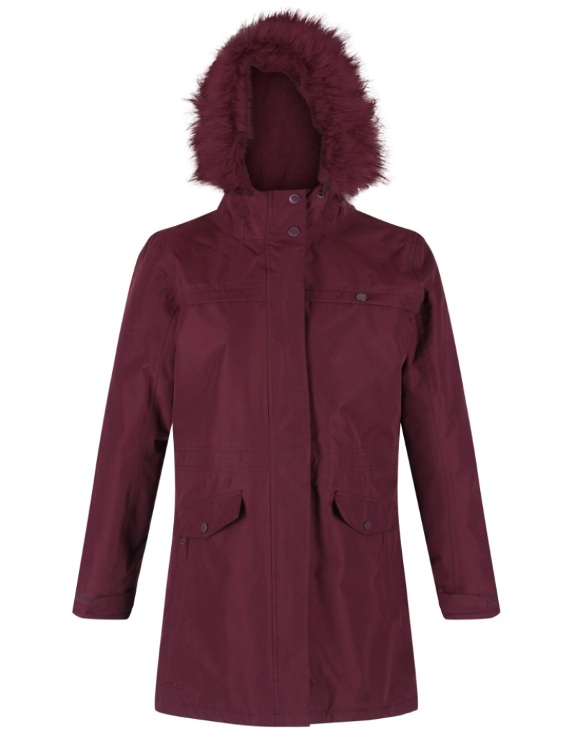 imagem de Regatta Womens/Ladies Serleena Ii Faux Fur Isolado Winter Parka1