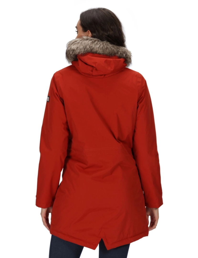 imagem de Regatta Womens/Ladies Serleena Ii Faux Fur Isolado Winter Parka6