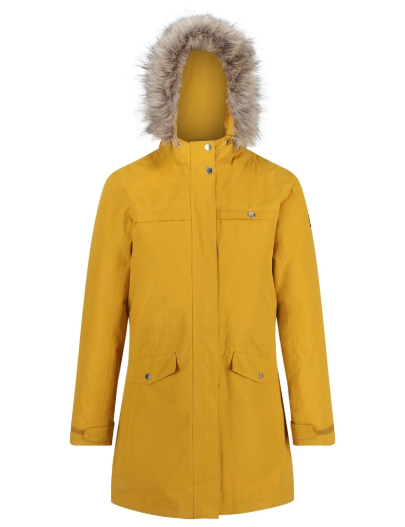 imagem de Regatta Womens/Ladies Serleena Ii Faux Fur Isolado Winter Parka1