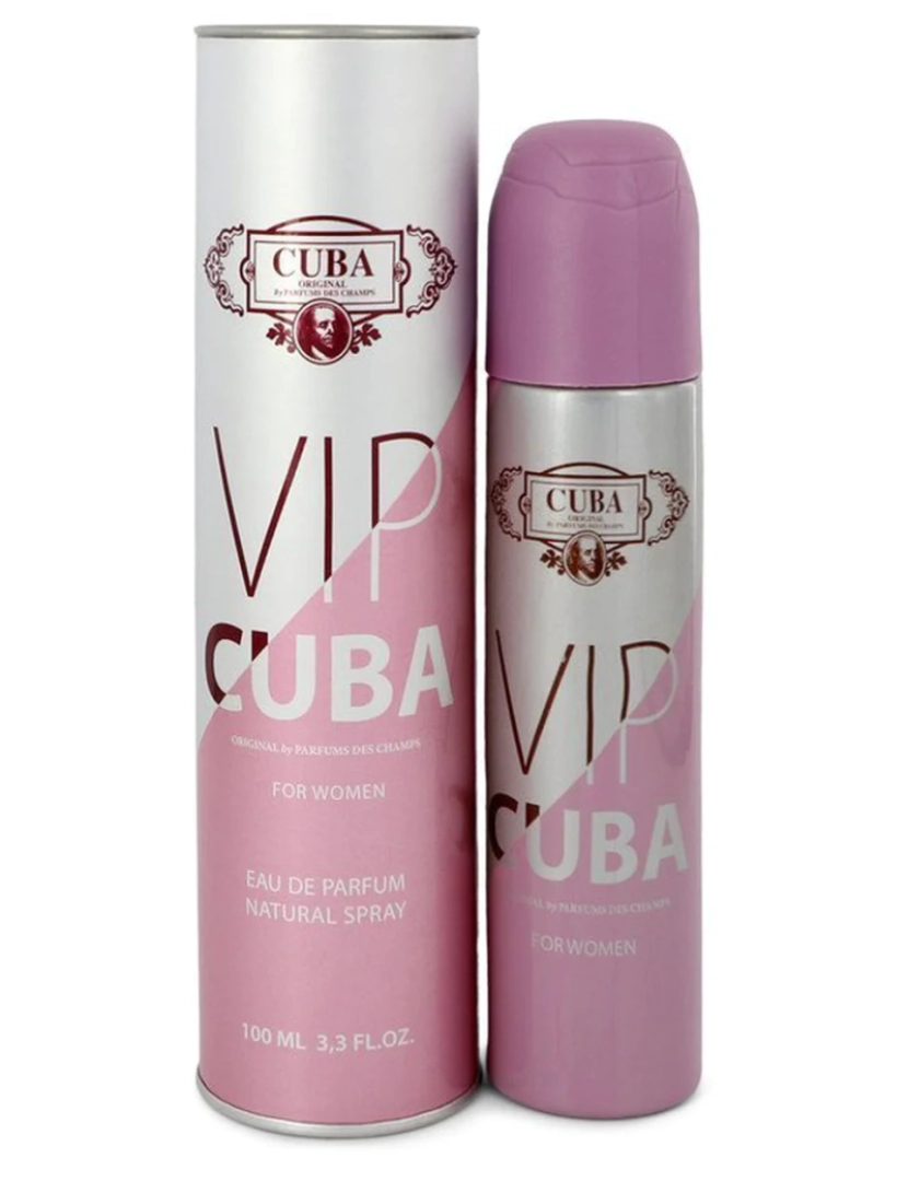 imagem de Cuba Vip Por Fragluxe Eau De Parfum Spray 3.3 Oz (Mulheres)1