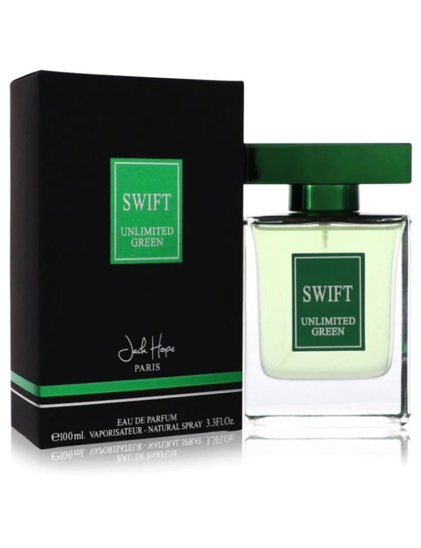 imagem de Swift Unlimited Green Por Jack Hope Eau De Parfum Spray 3.3 Oz (Men)1