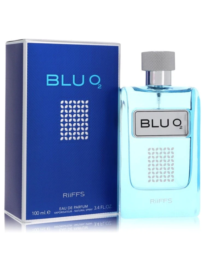 Riiffs - Blu O2 Por Riiffs Eau De Parfum Spray 3.4 Oz (Men)