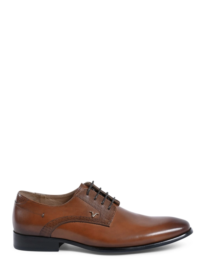 imagem de 19V69 Itália Mens Classic Shoes Brown Yo X9005-1 Tabaco1
