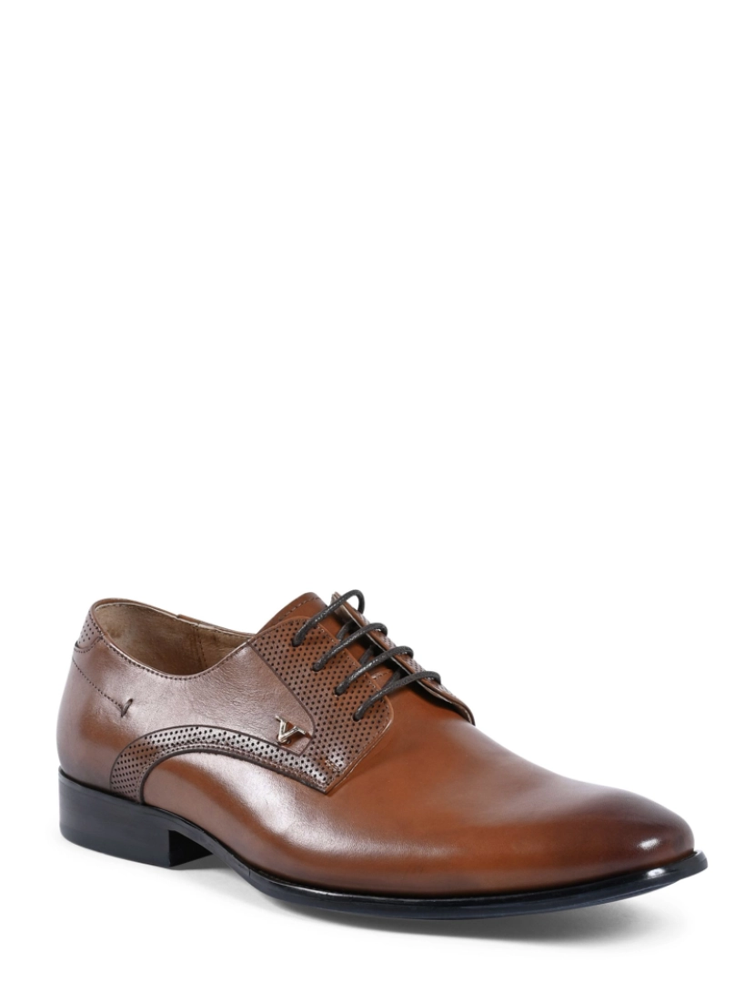 imagem de 19V69 Itália Mens Classic Shoes Brown Yo X9005-1 Tabaco2