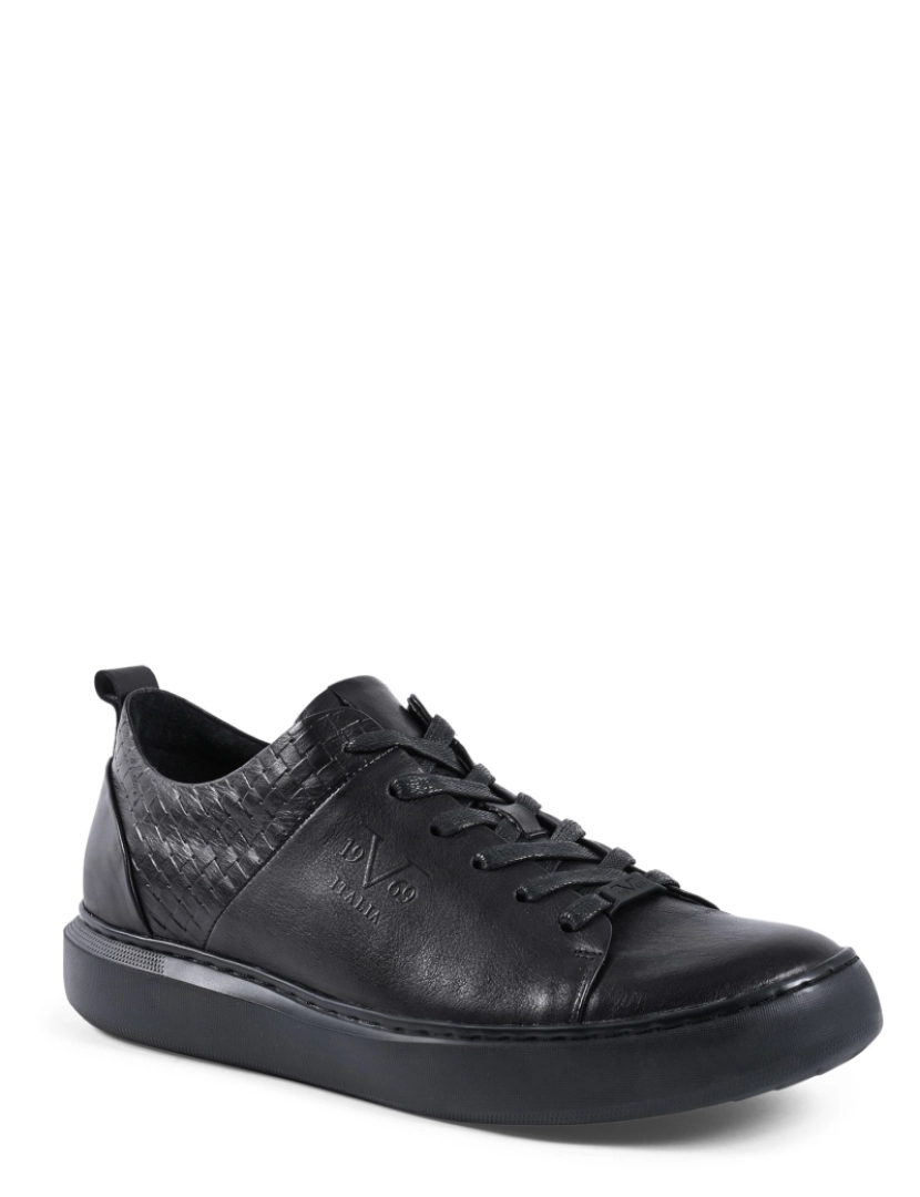 imagem de 19V69 Italia Mens Sneaker Preto Yo Jzd18-1La Preto2