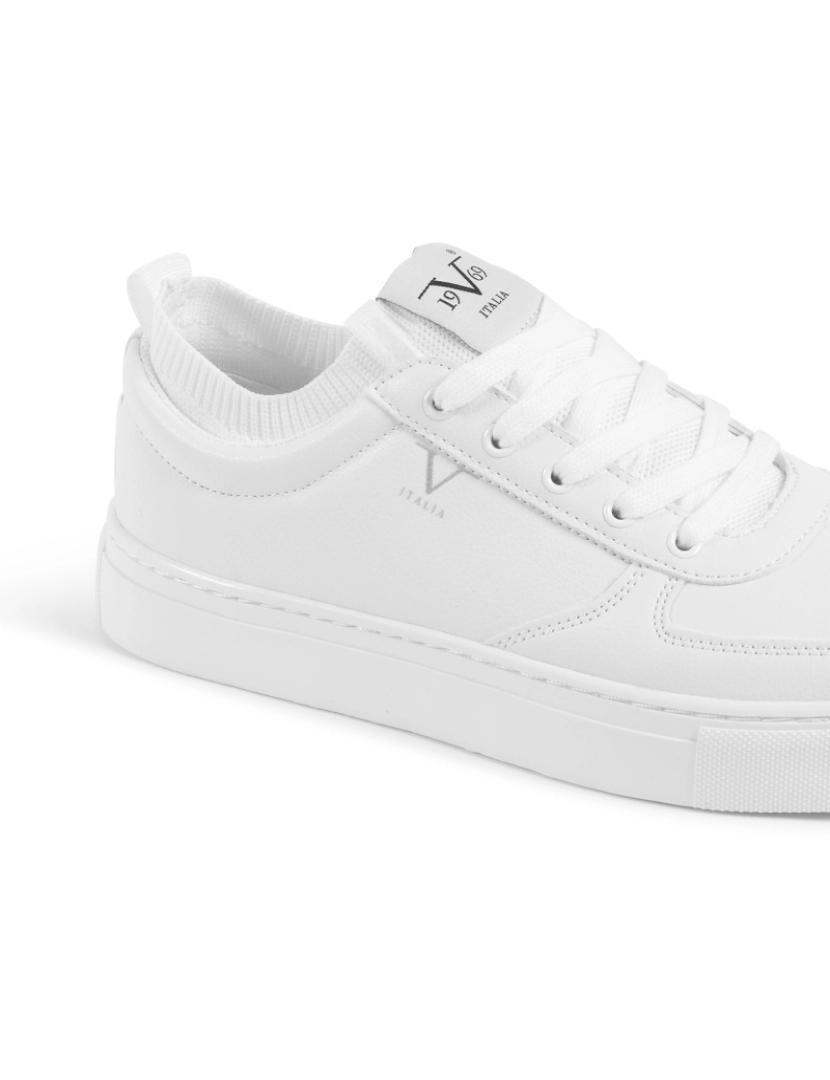 imagem de 19V69 Itália Mens Sneaker Branco Vi21Sc0005 Branco4