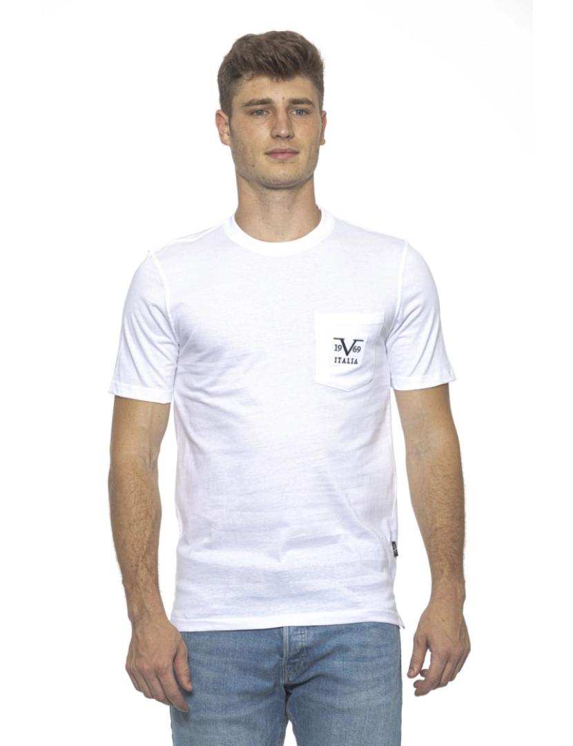 imagem de 19V69 Itália Homens T-shirt Branco Ivan Branco1