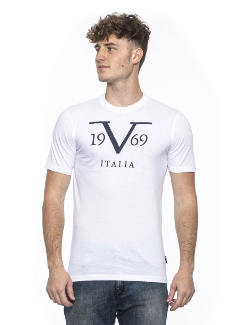 imagem de 19V69 Itália Homens T-shirt Branco Rayan Branco1
