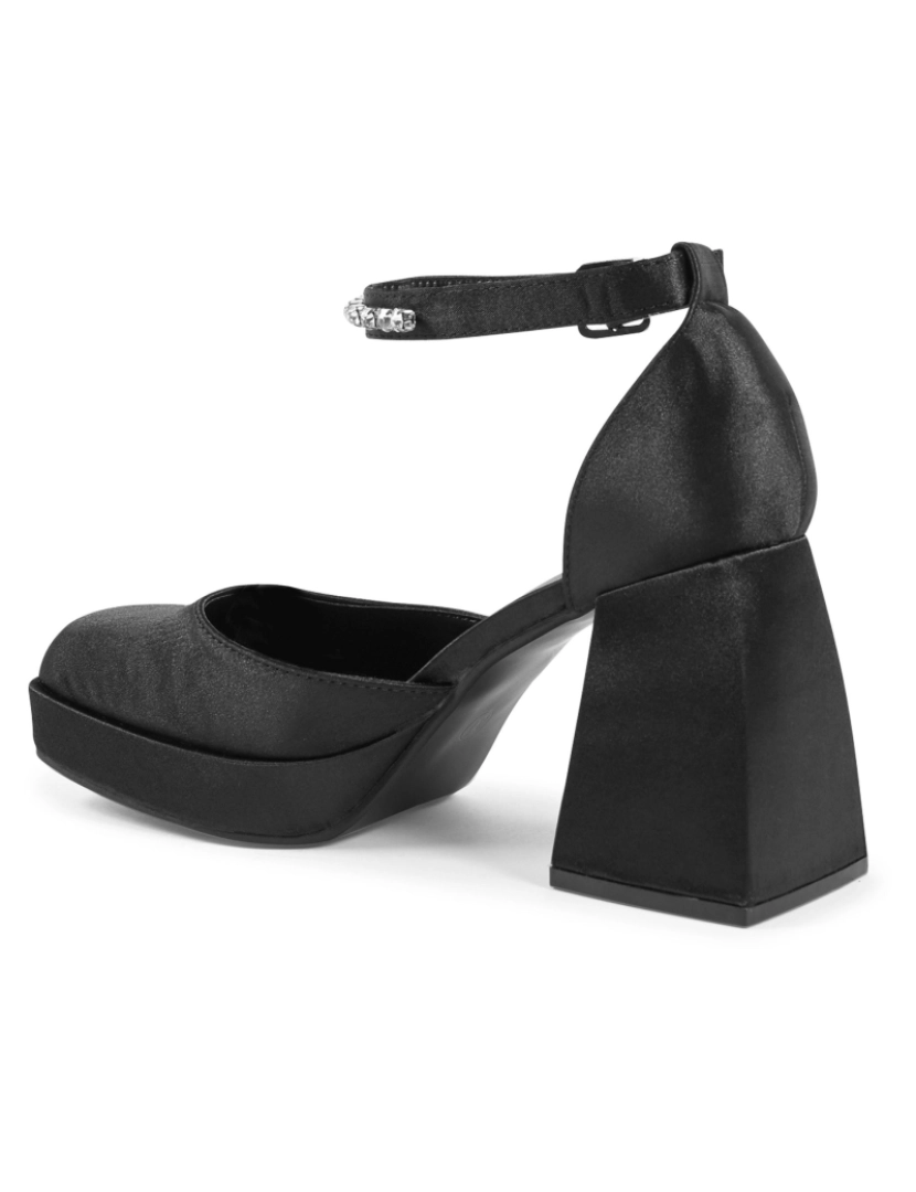 imagem de 19V69 Italia Womens Ankle Strap Bomba Preto J010 Nero3