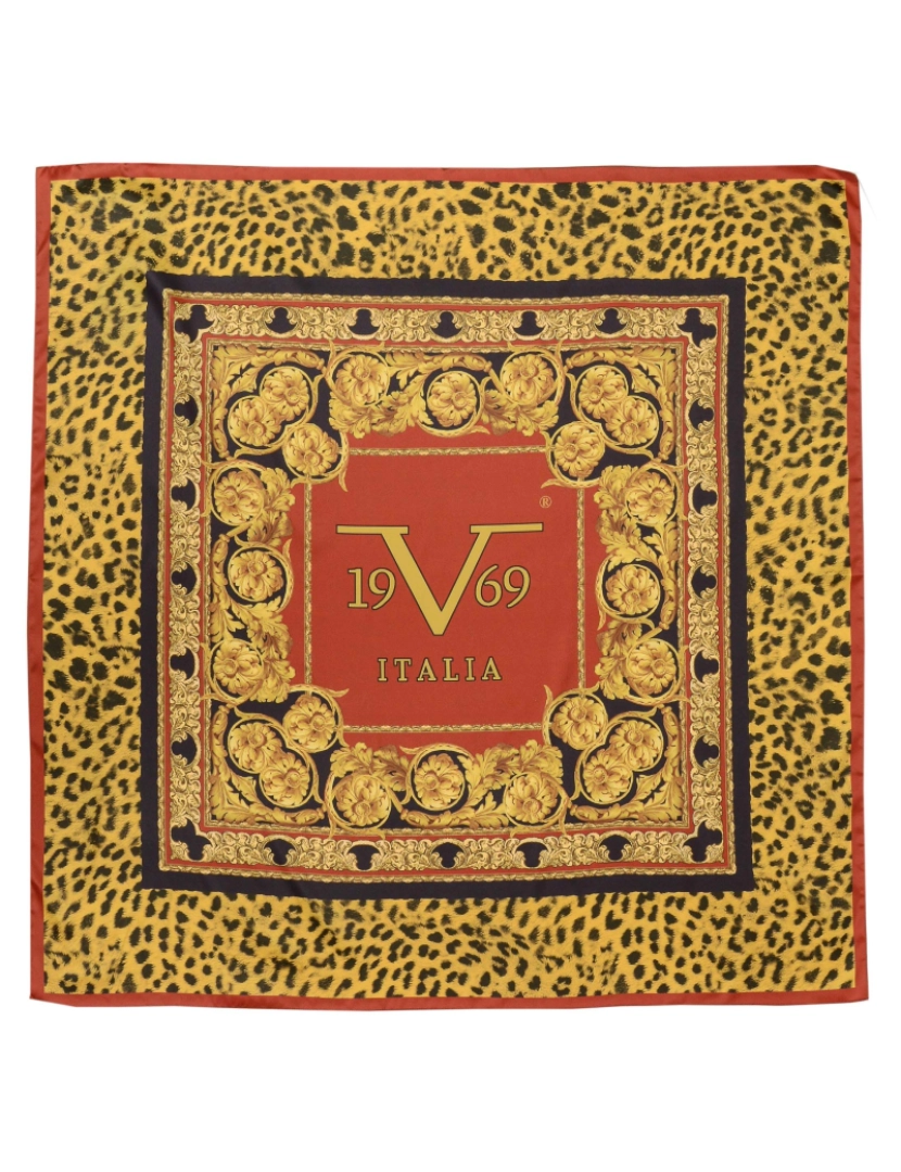 19V69 Italia By Versace - 19V69 Italia Mulheres Foulard Multicolor Animalier Barrocco V01